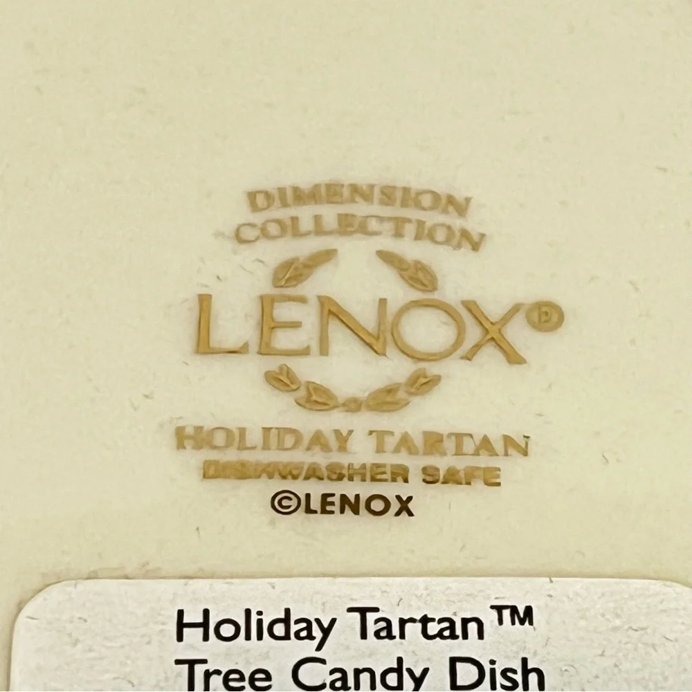 Lenox Holiday Tree Candy Dish – Original Box – Elegant Christmas Table Decor
